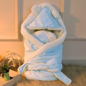 Nid D'ange Bébé PIMKO 55x90 Cm - 100% Coton, Double Face, Pour Nourrissons 0-8 Mois, Lavable Main